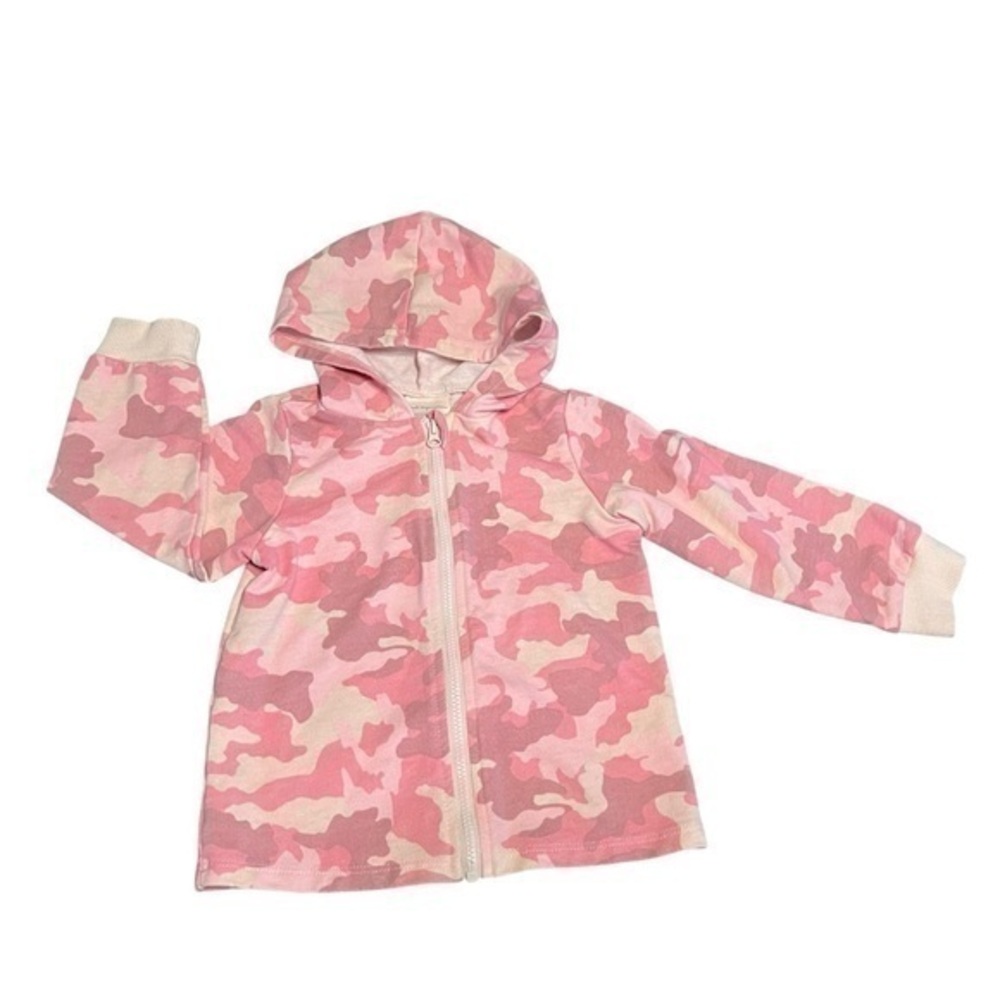 First impressions Pink Camo Hoodie Sweater 18 months